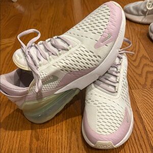 Nike White and Pink Sneakers Modern Design